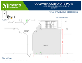 8830 Stanford Blvd, Columbia, MD for lease Floor Plan- Image 1 of 1