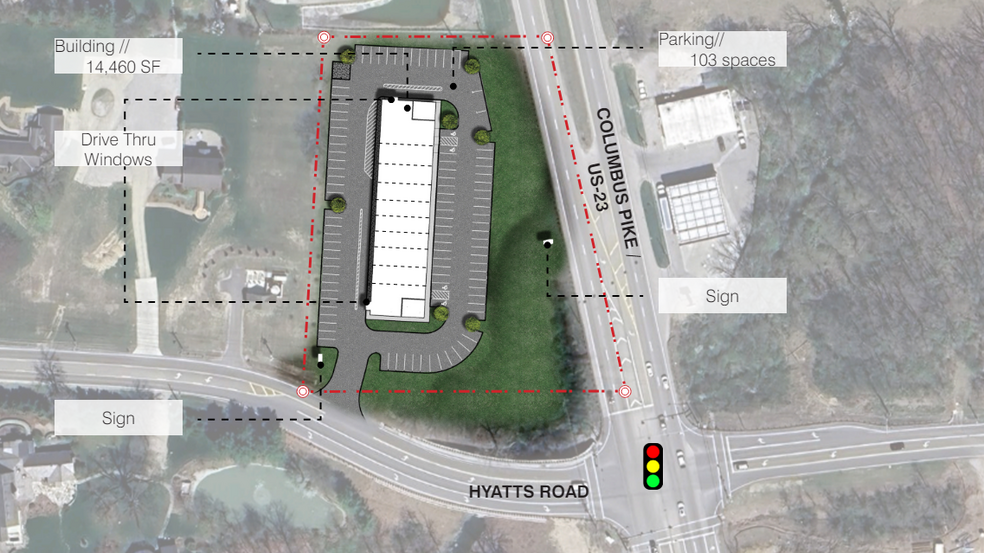 66 Hyatts rd, Delaware, OH for lease - Site Plan - Image 3 of 3