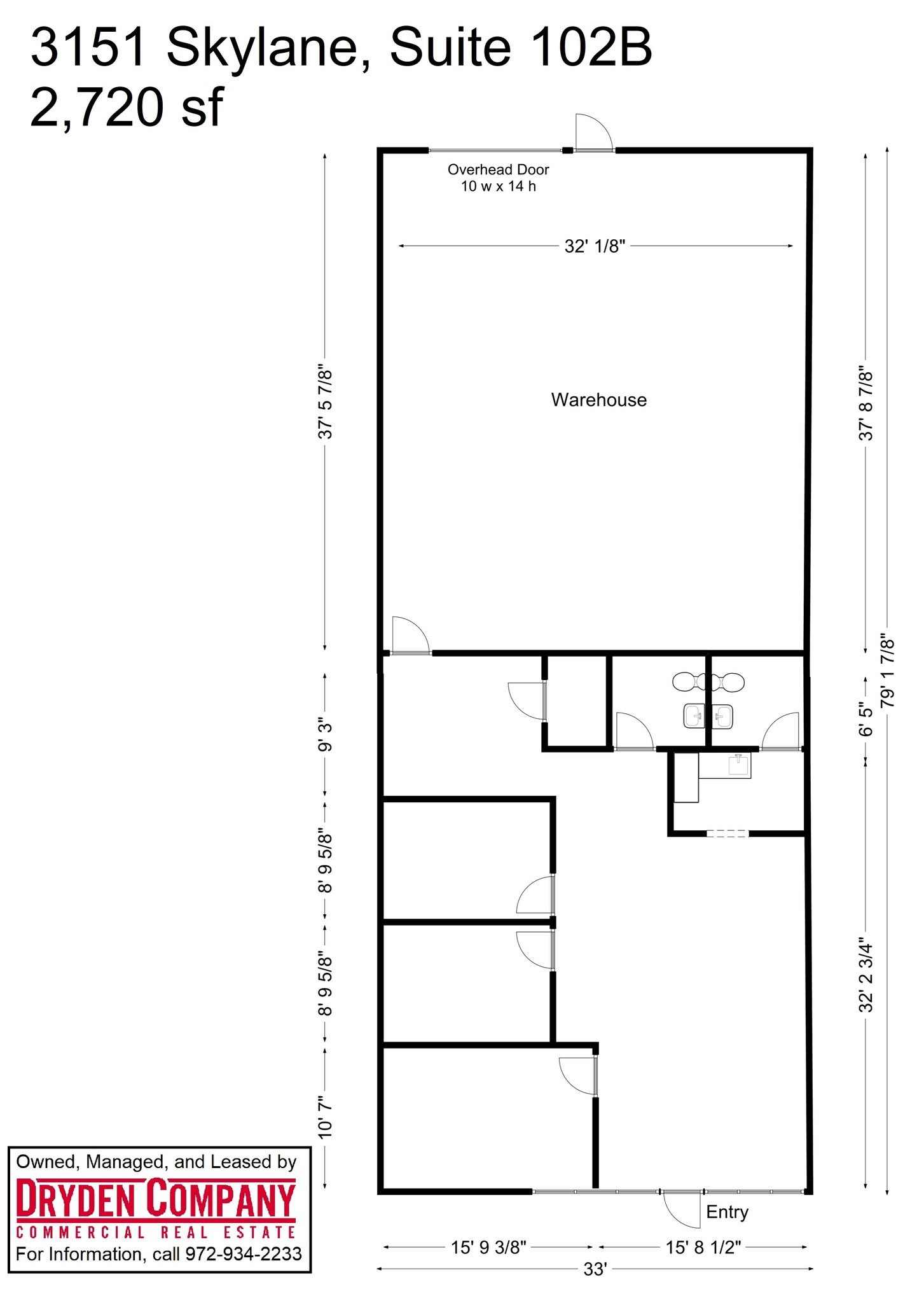 3151 Skylane Dr, Carrollton, TX for lease Floor Plan- Image 1 of 1