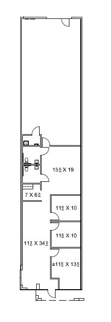 101-111 W Walnut St, Gardena, CA for lease Floor Plan- Image 1 of 1