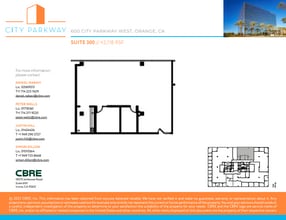 600 City Pky W, Orange, CA for lease Floor Plan- Image 1 of 1