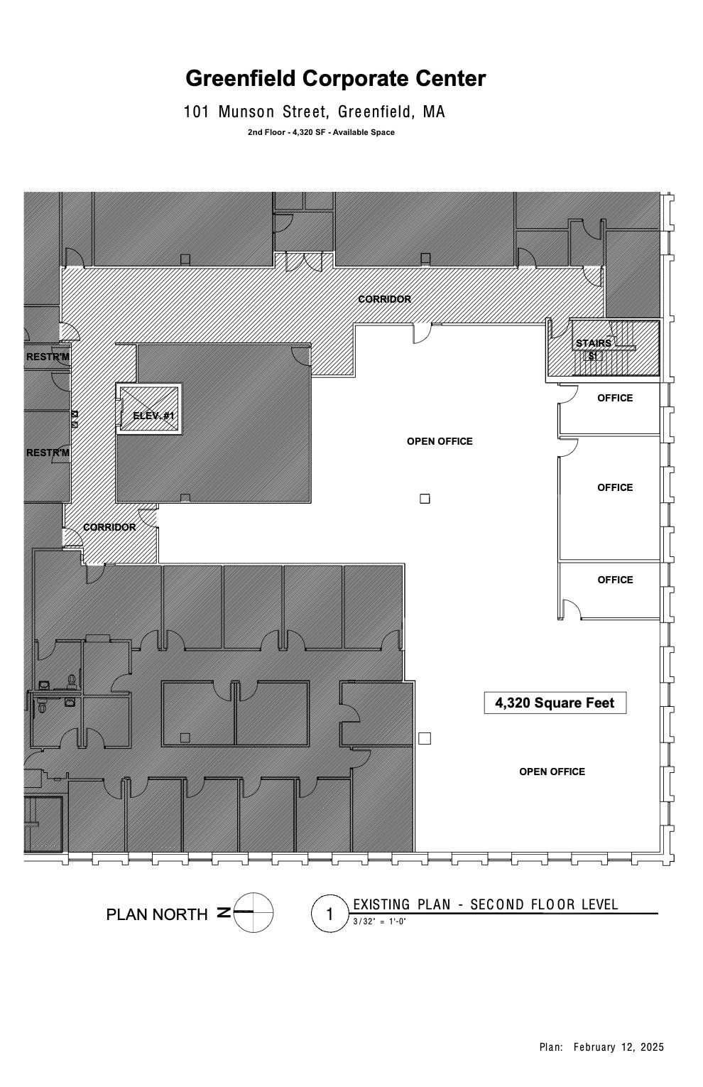 101 Munson St, Greenfield, MA for lease Floor Plan- Image 1 of 3