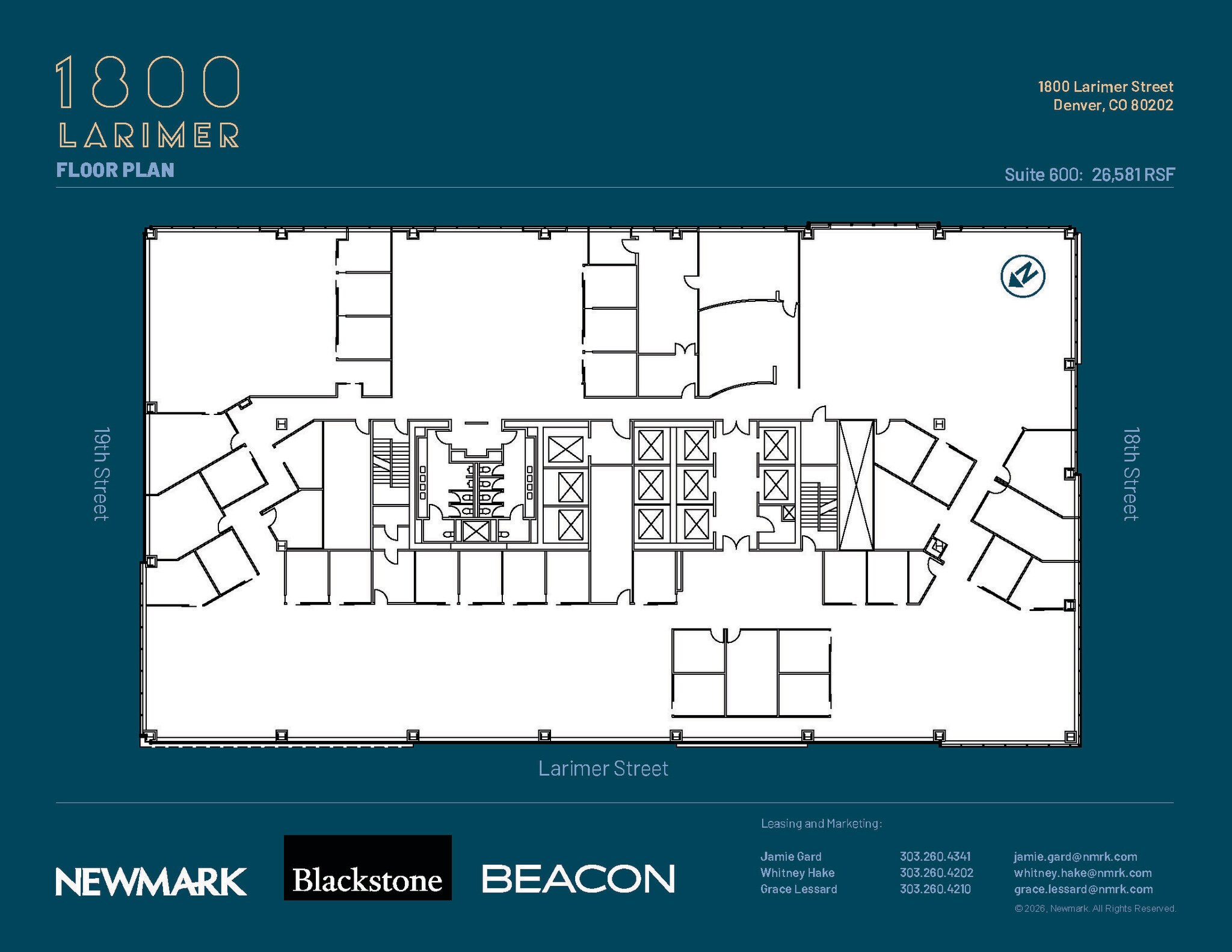 1800 Larimer St, Denver, CO for lease Floor Plan- Image 1 of 1