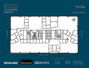 1800 Larimer St, Denver, CO for lease Floor Plan- Image 1 of 1