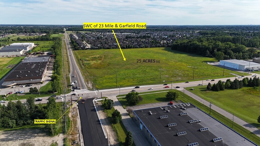 23 Mile Rd, Macomb, MI for sale - Aerial - Image 1 of 2