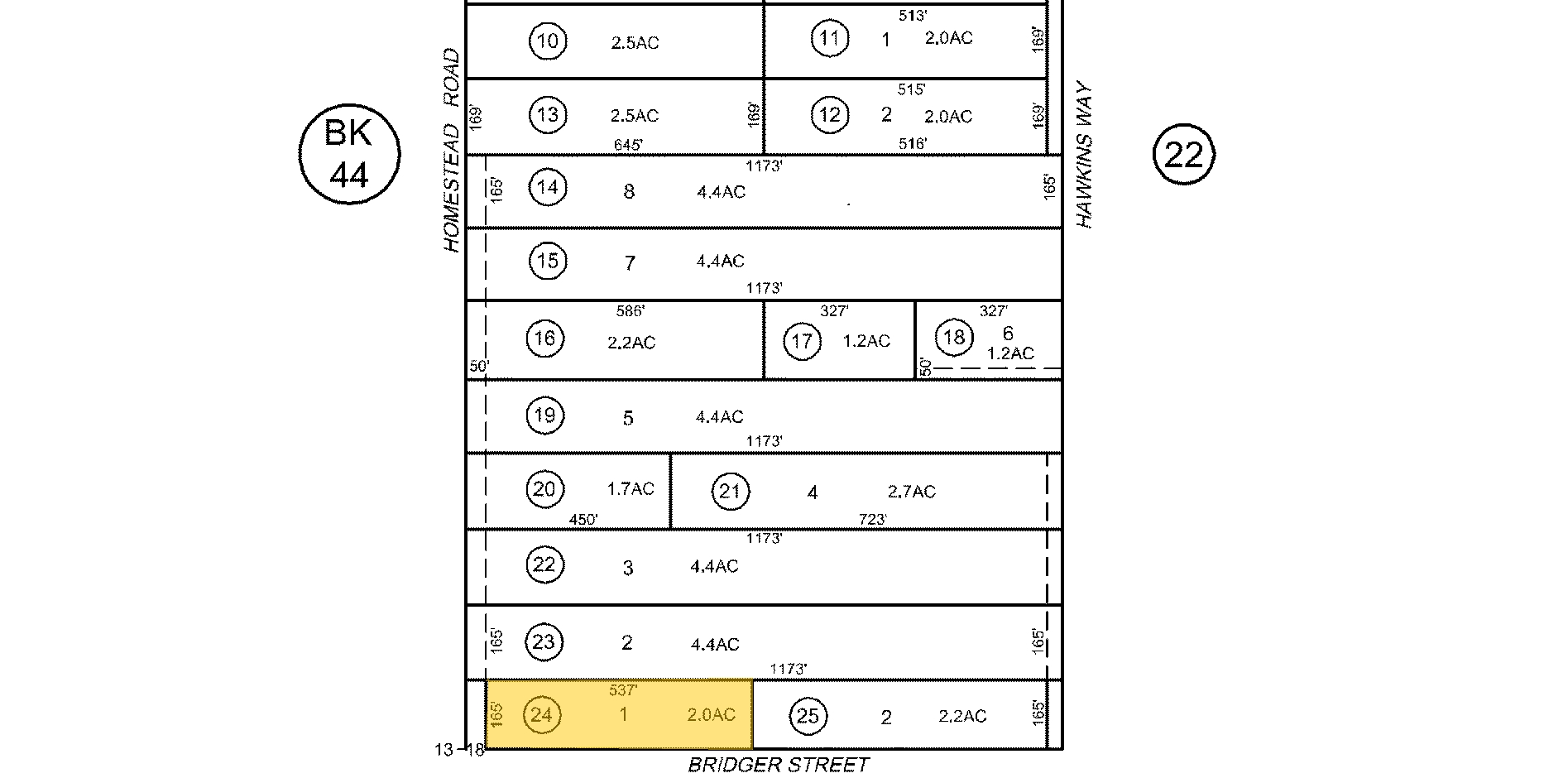 6471 Homestead Rd, Pahrump, NV for sale Plat Map- Image 1 of 1