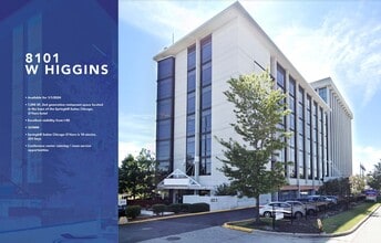 8101 W Higgins Rd, Chicago, IL for lease Building Photo- Image 2 of 9