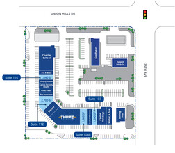 3515 W Union Hills Dr, Phoenix, AZ for lease Site Plan- Image 1 of 1