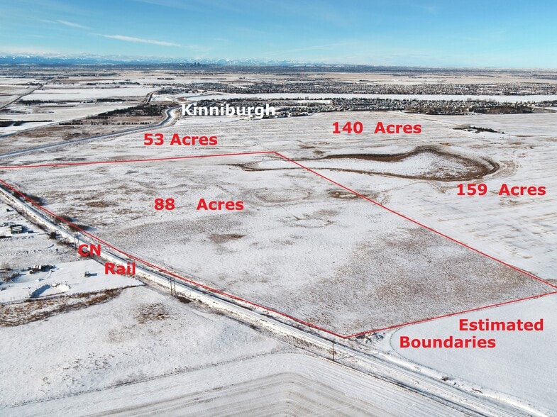 Rge Rd 281, Chestermere, AB for sale - Aerial - Image 2 of 5