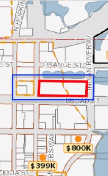 Three Continuous Parcels in Titusville portfolio of 3 properties for sale on LoopNet.com - Plat Map - Image 2 of 3