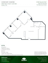 2601-2603 Main St, Irvine, CA for lease Floor Plan- Image 1 of 1