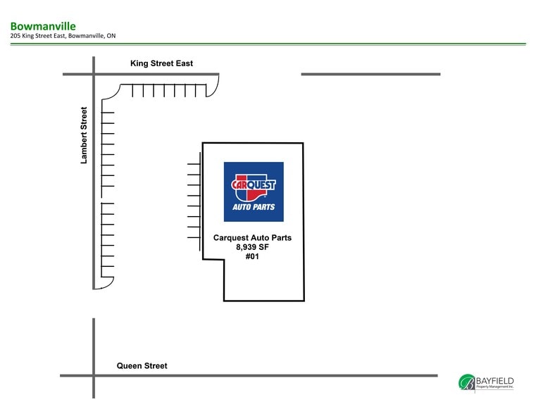 205 King St E, Bowmanville, ON for lease - Site Plan - Image 3 of 3