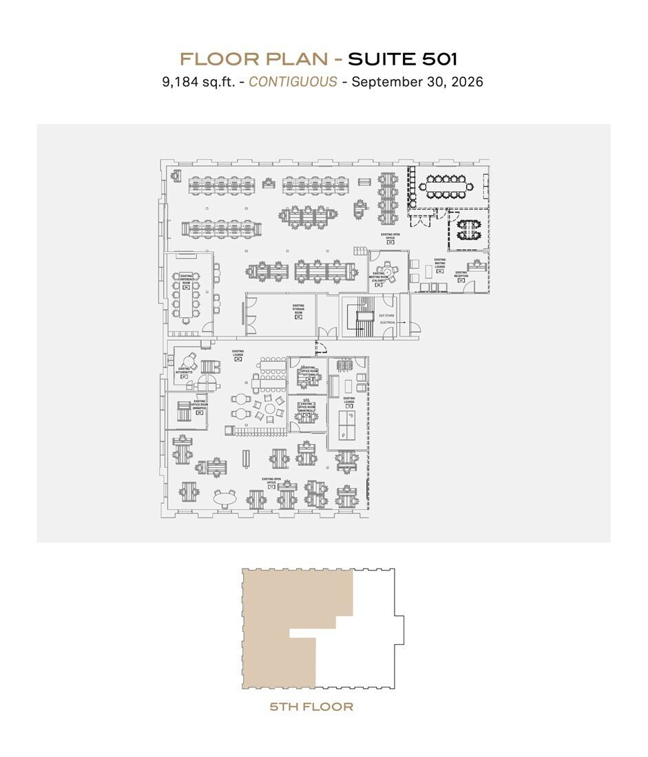 49 Spadina Ave, Toronto, ON for lease Floor Plan- Image 1 of 2