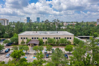 9191 Pinecroft Dr, The Woodlands, TX - aerial  map view