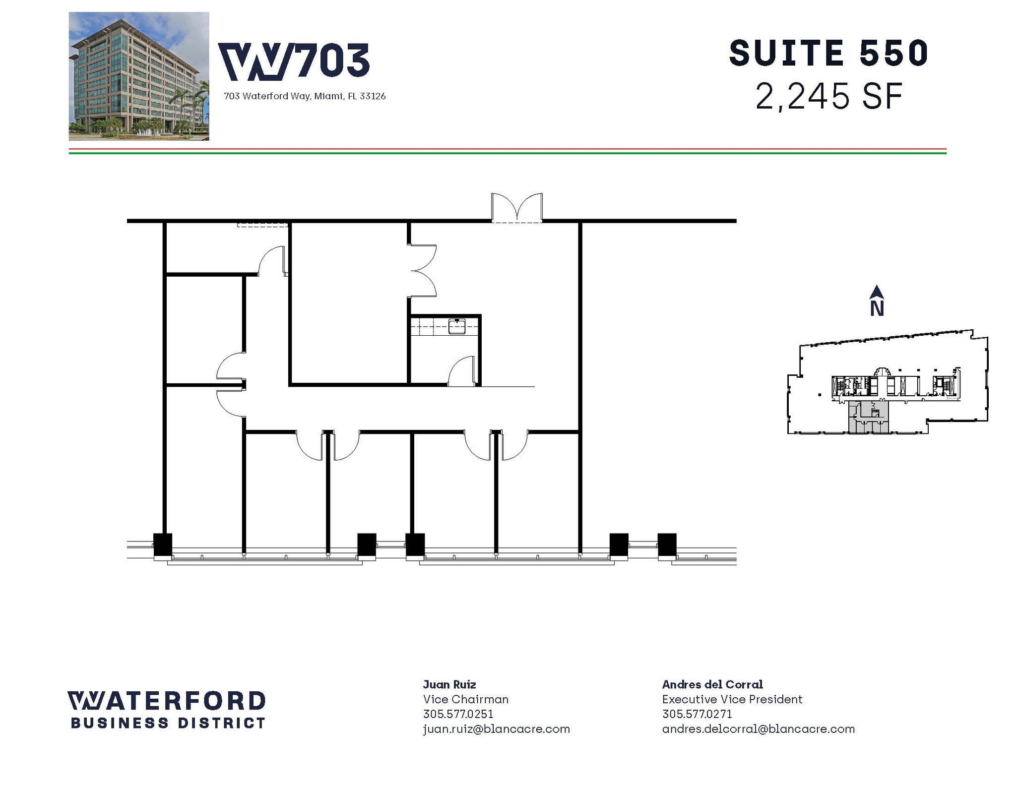 5200 Waterford District Dr, Miami, FL for lease Floor Plan- Image 1 of 1