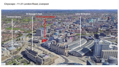 11-15 London Rd, Liverpool, MSY - AERIAL  map view