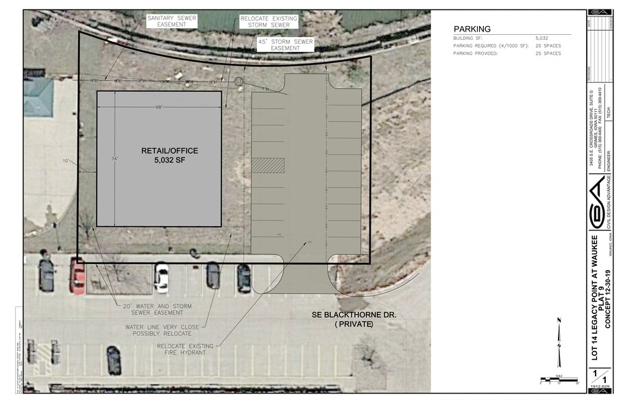 1551 SE Blackthorne Dr, Waukee, IA for lease - Site Plan - Image 2 of 2