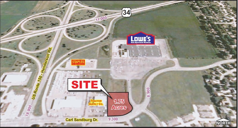 US Route 150 & Carl Sandburg Dr, Galesburg, IL for sale - Primary Photo - Image 1 of 1