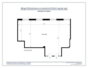 8741 S Greenwood Ave, Chicago, IL for lease Floor Plan- Image 1 of 1