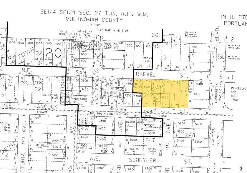 1800 NE 2nd Ave, Portland, OR for lease - Plat Map - Image 2 of 4