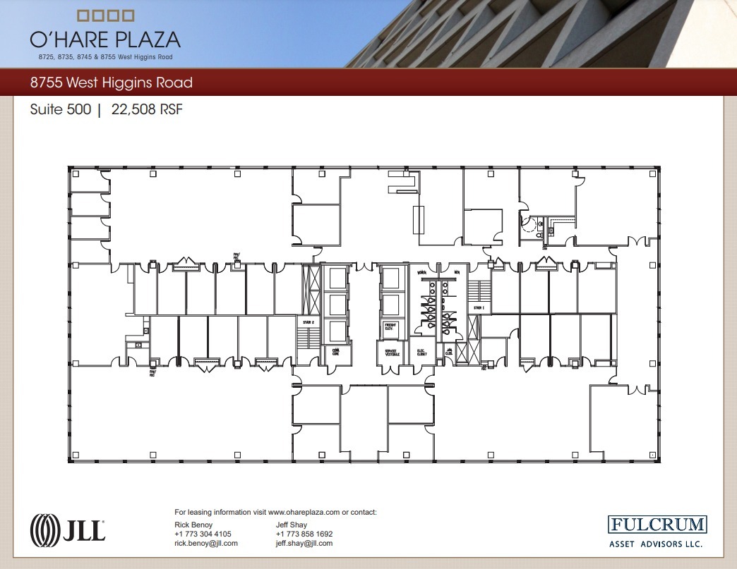 8725 W Higgins Rd, Chicago, IL for lease Floor Plan- Image 1 of 1