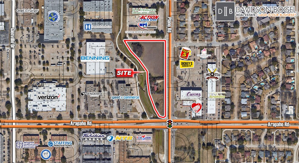 NWC Arapaho Rd. & Plano Rd., Richardson, TX 75081 Land for Sale