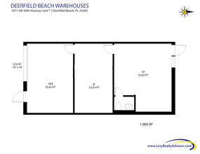 1471 SW 30th Ave, Deerfield Beach, FL for lease Floor Plan- Image 2 of 5