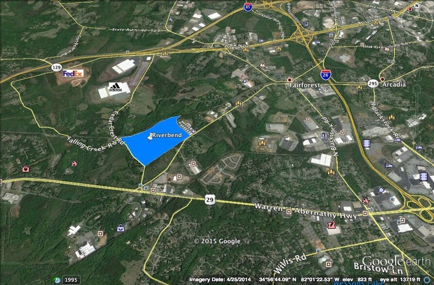 Cedar Crest Rd, Spartanburg, SC for sale - Aerial - Image 1 of 1