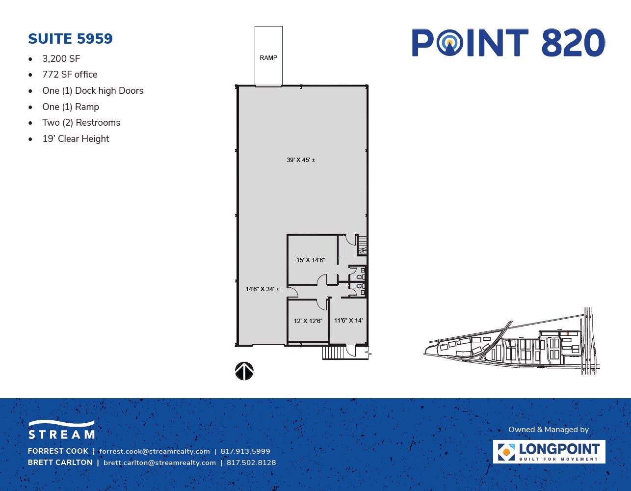 5721 E Rosedale St, Fort Worth, TX for lease Floor Plan- Image 1 of 1