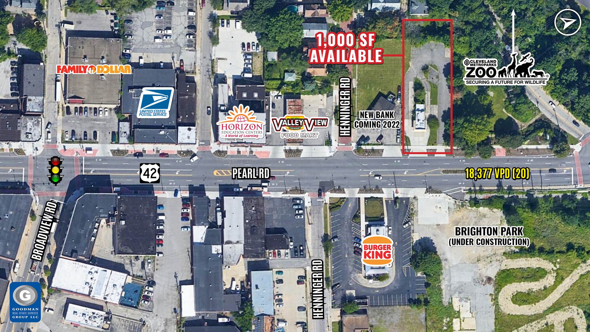 4100 Pearl Rd, Cleveland, OH for sale Aerial- Image 1 of 1
