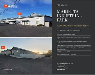 More details for 855 Marietta Way, Sparks, NV - Industrial for Lease