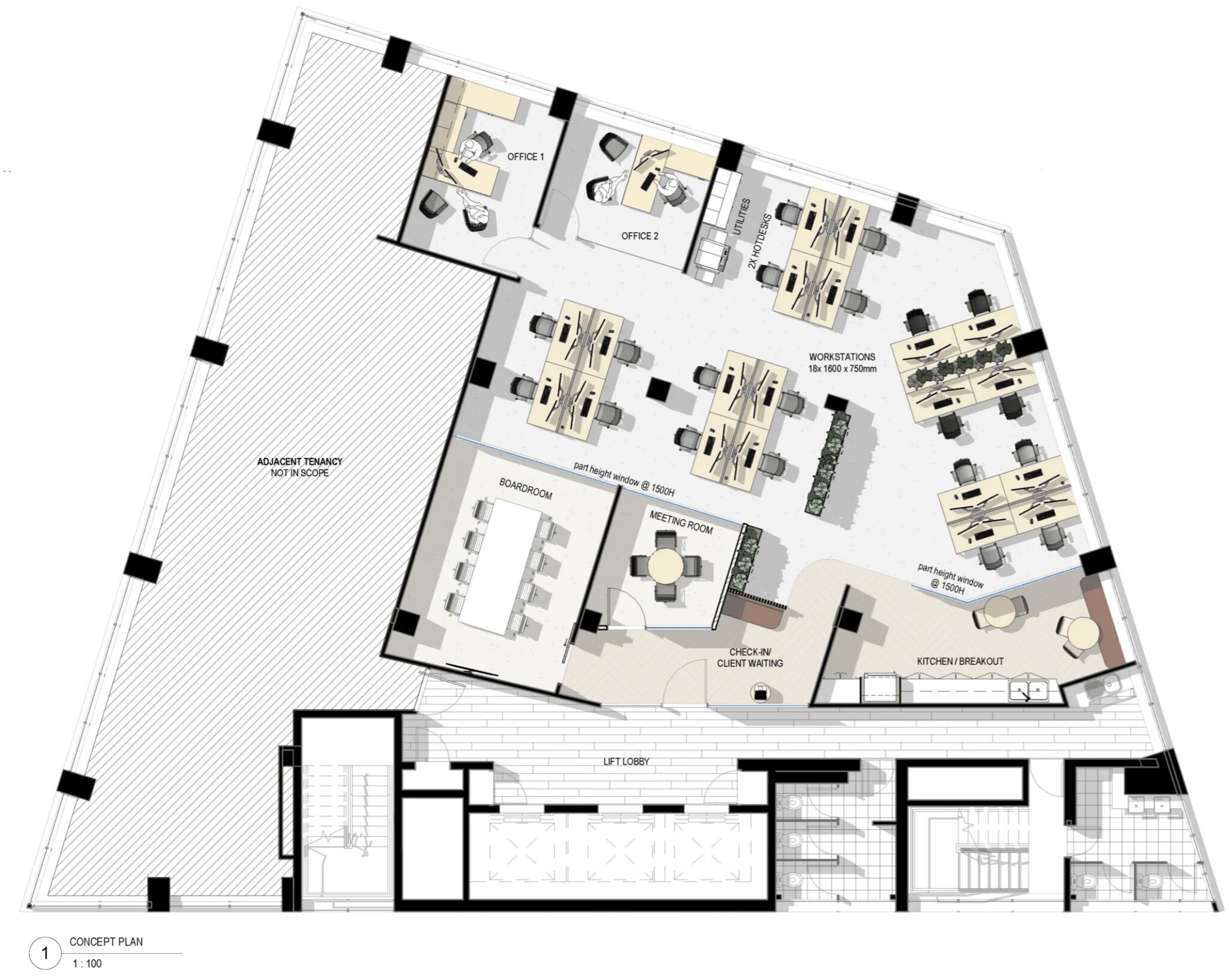 110 Eagle St, BRISBANE CITY for lease Floor Plan- Image 1 of 1