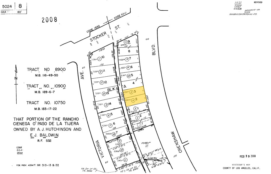 4225 Crenshaw Blvd, Los Angeles, CA for lease - Plat Map - Image 2 of 79