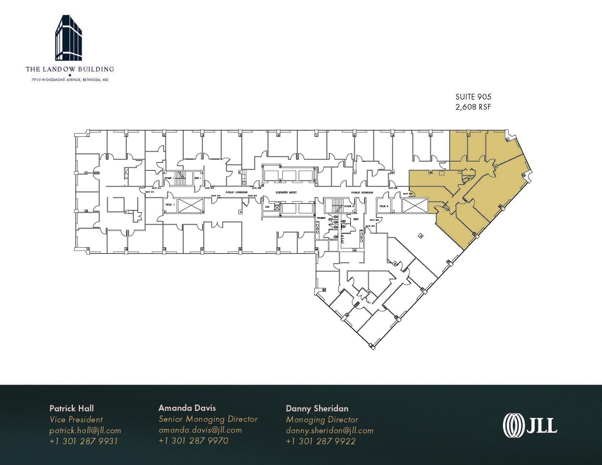 7910 Woodmont Ave, Bethesda, MD for lease Floor Plan- Image 1 of 1
