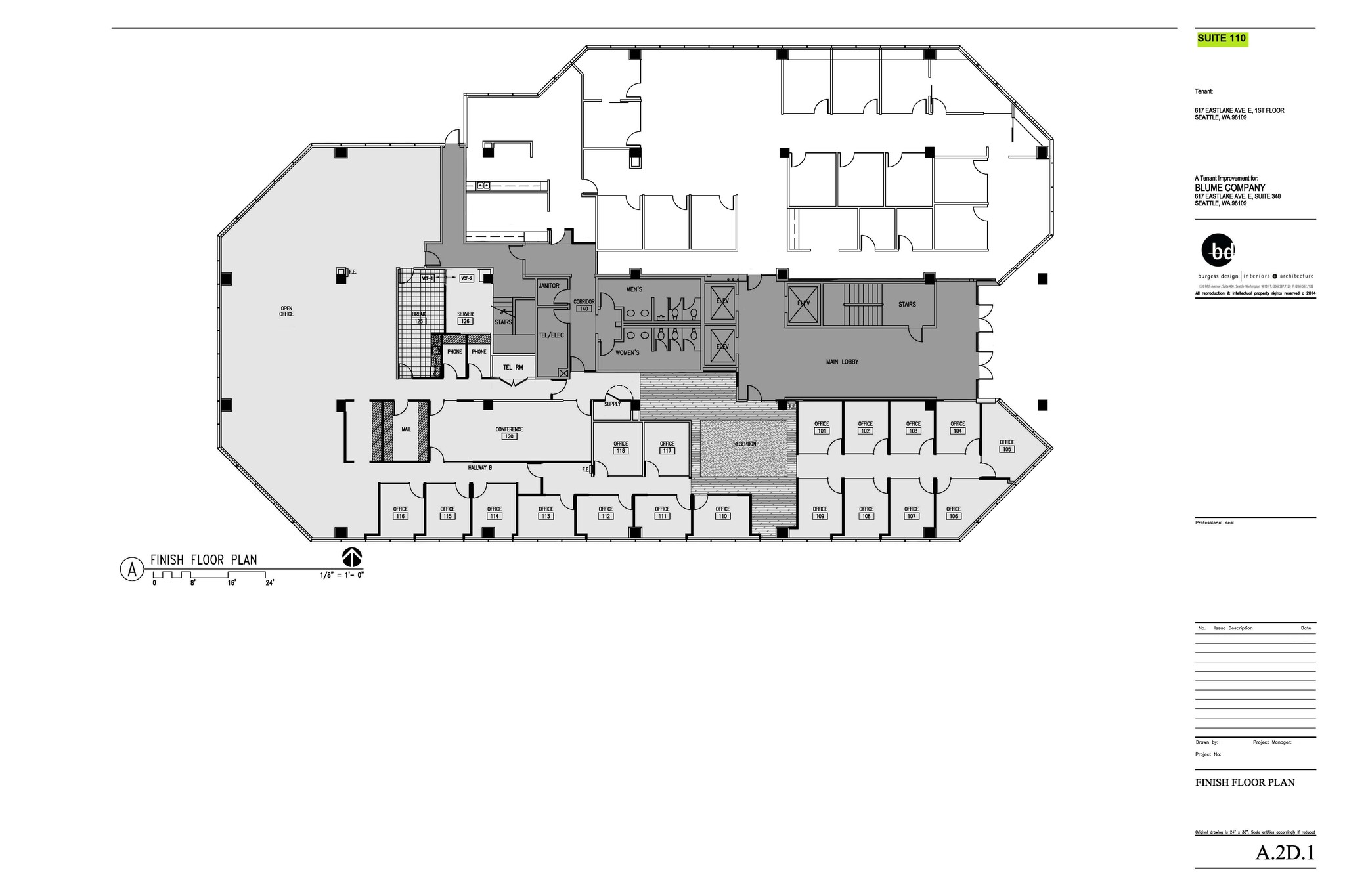 617 Eastlake Ave E, Seattle, WA for lease Site Plan- Image 1 of 1