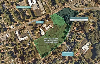 205 Marengo St, Florence, AL - AERIAL  map view - Image1