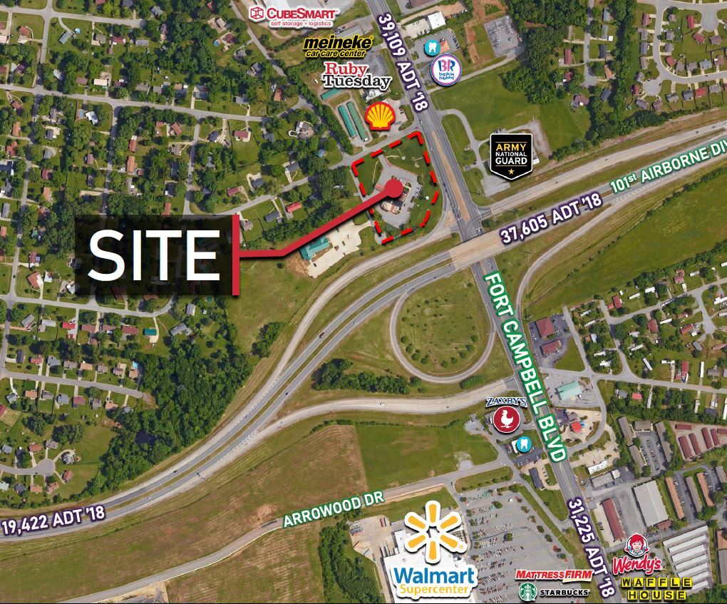 1800 Fort Campbell Blvd, Clarksville, TN 37042 The BullsEye Ft