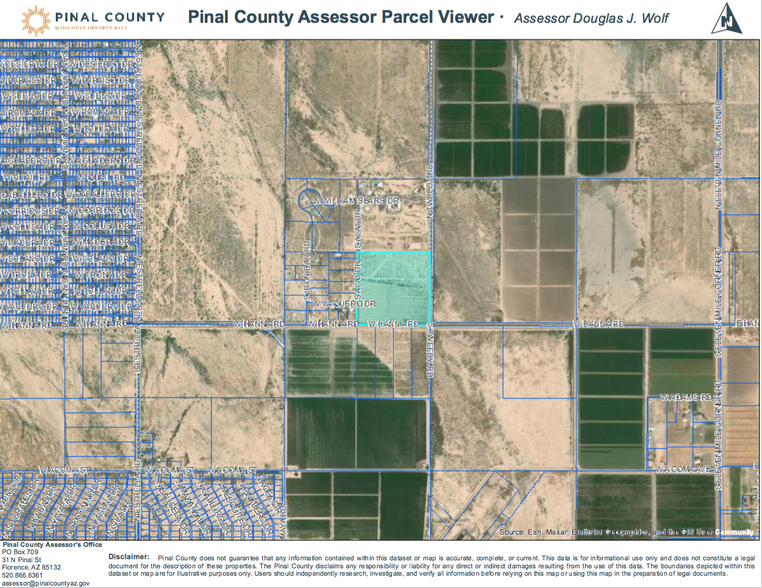 arizona agricultural farm map