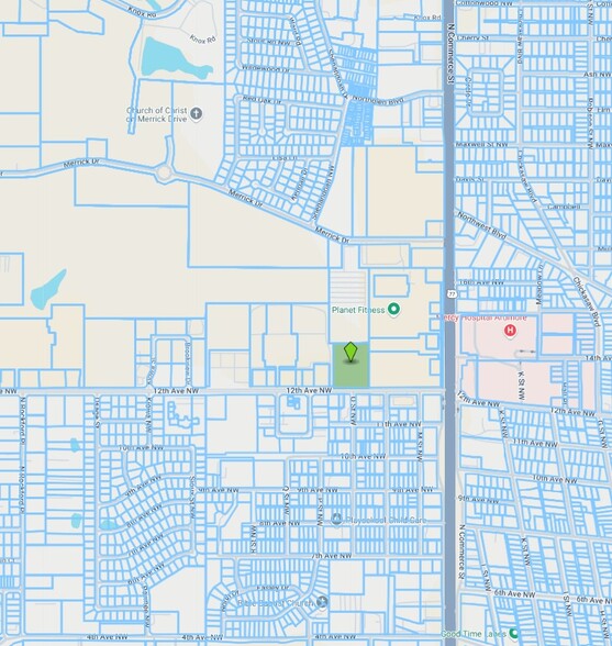 1329-1401 12th Ave NW, Ardmore, OK for lease - Plat Map - Image 3 of 3