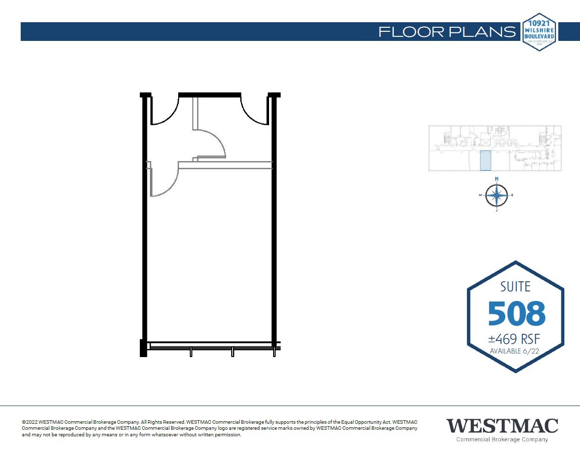 10921 Wilshire Blvd, Los Angeles, CA for lease Floor Plan- Image 1 of 1