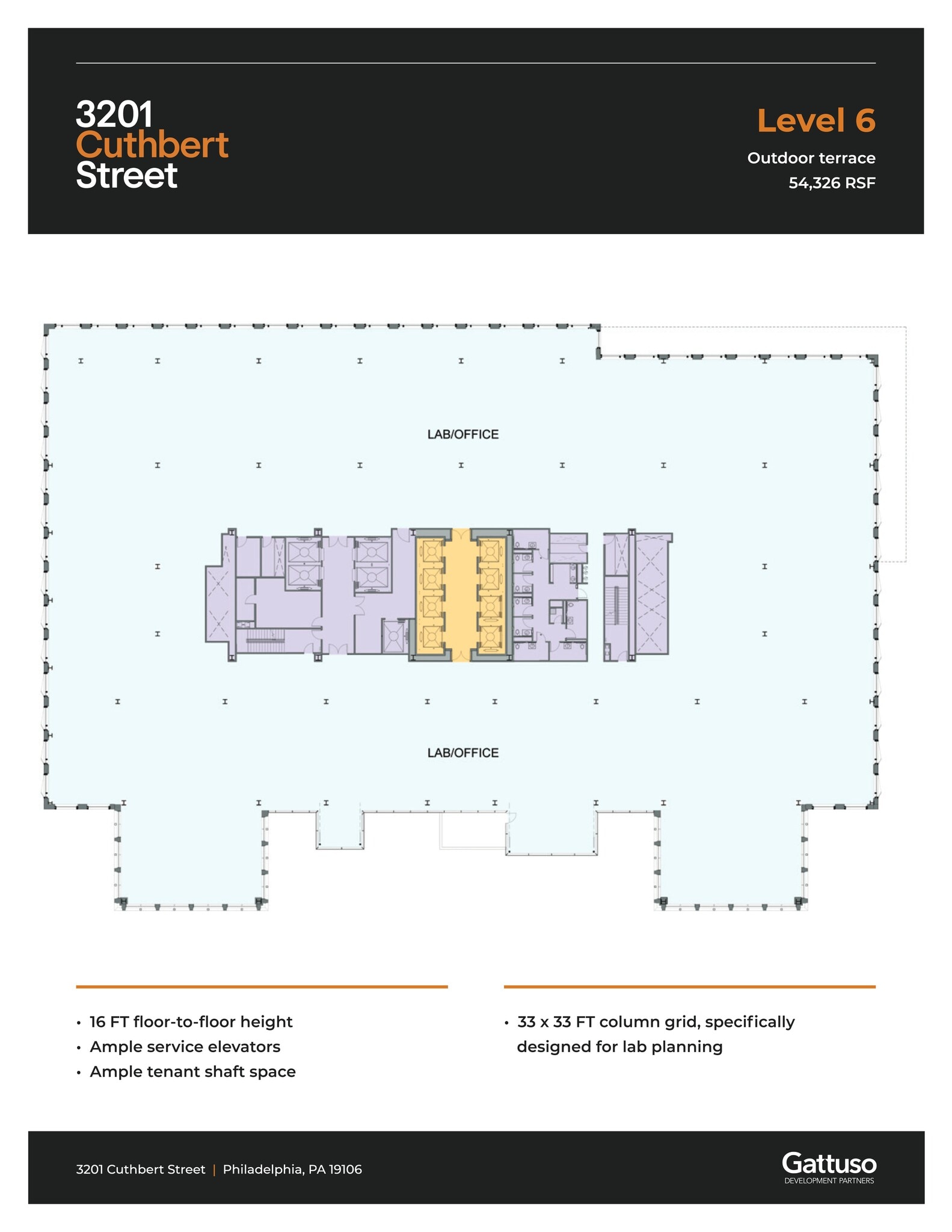3201 Cuthbert St, Philadelphia, PA for lease Site Plan- Image 1 of 1