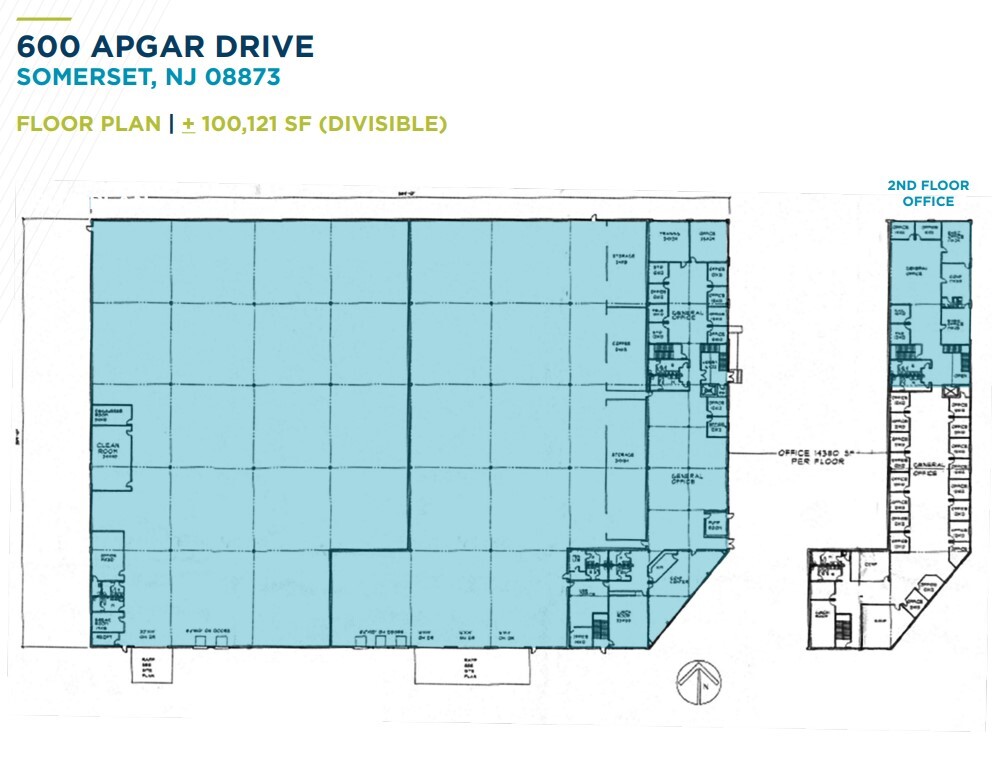 600 Apgar Dr, Somerset, NJ for lease Floor Plan- Image 1 of 1