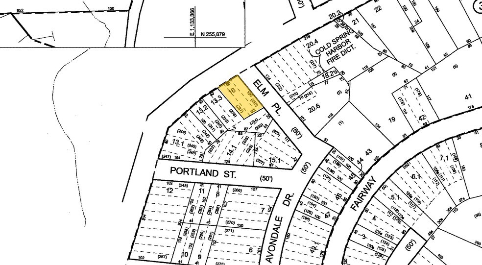 3 Harbor Rd, Cold Spring Harbor, NY for sale - Plat Map - Image 1 of 1