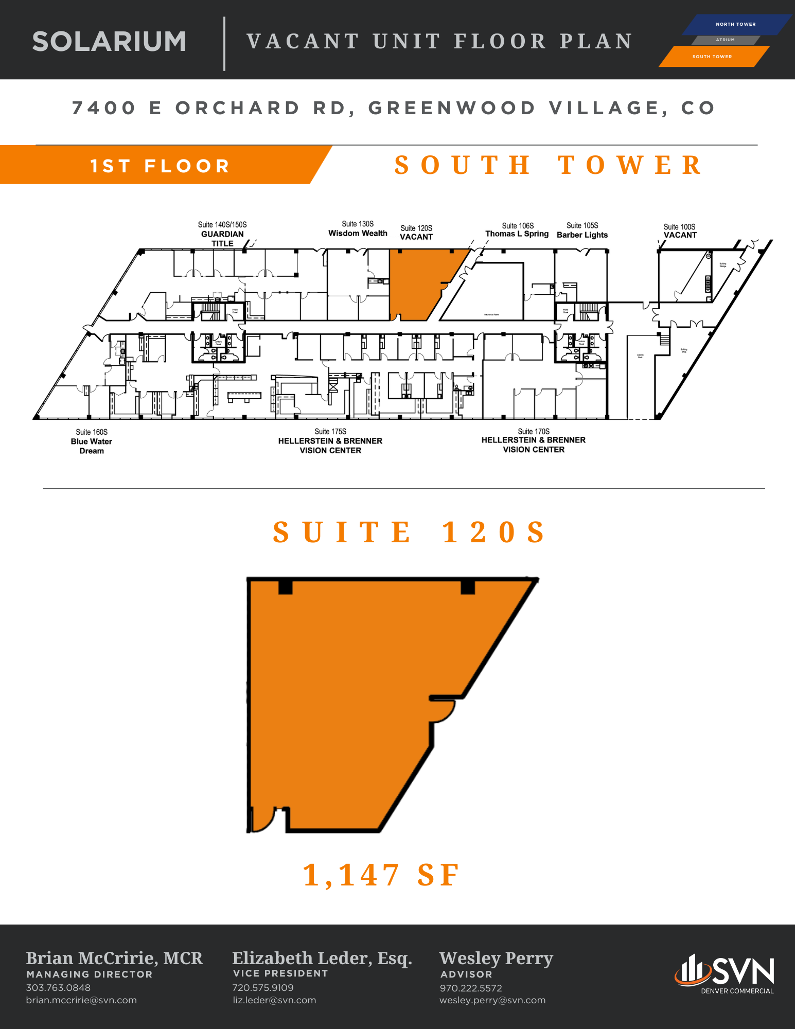 7400 E Orchard Rd, Greenwood Village, CO for lease Floor Plan- Image 1 of 1