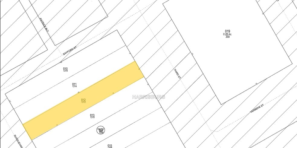 1312 N 3rd St, Harrisburg, PA for sale - Plat Map - Image 3 of 3