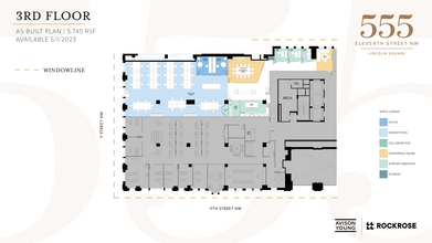 555 11th St NW, Washington, DC for lease Floor Plan- Image 1 of 1