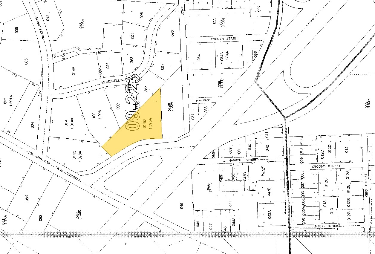 1806 W Roosevelt Blvd, Monroe, NC for sale Plat Map- Image 1 of 1