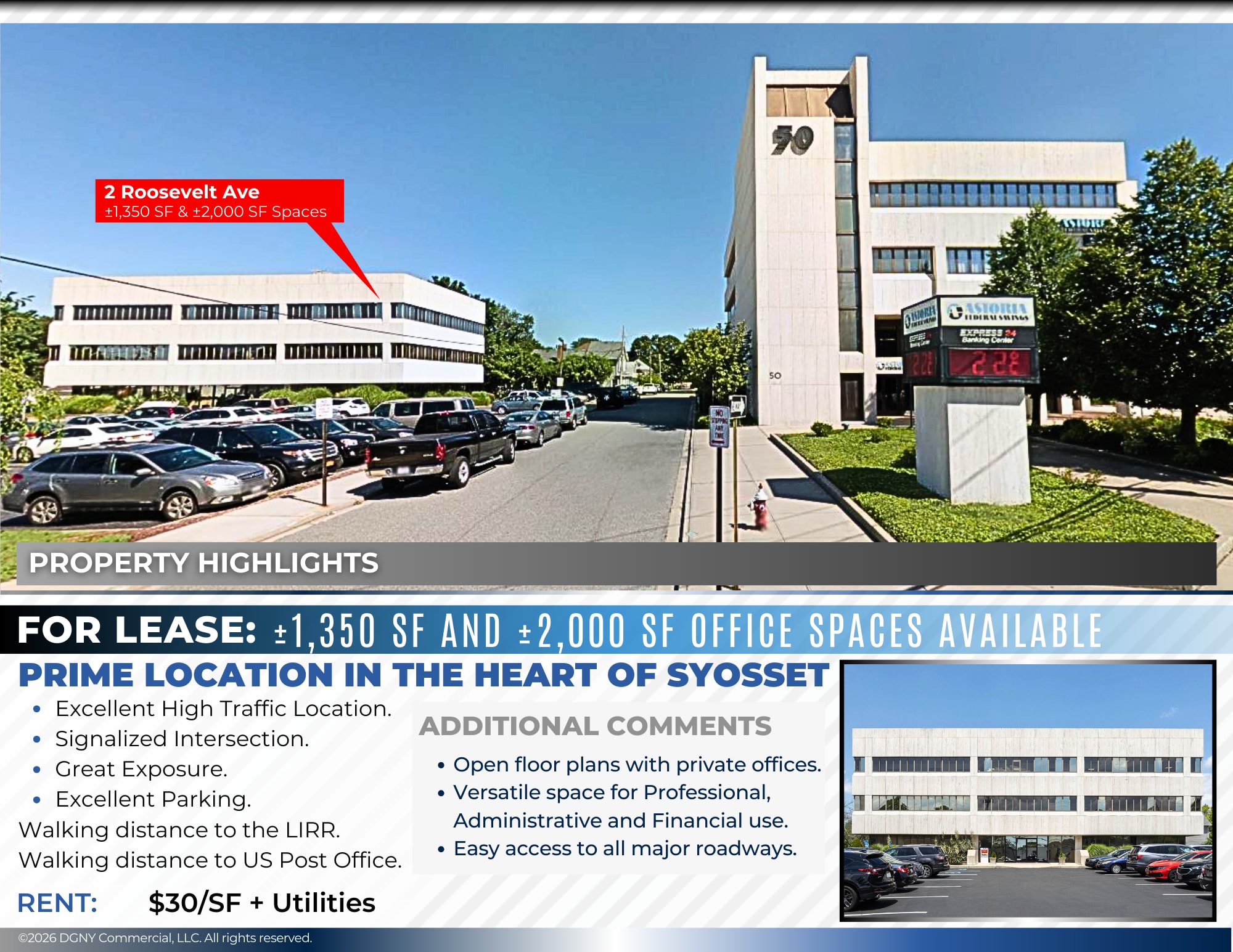 2 Roosevelt Ave, Syosset, NY for lease Interior Photo- Image 1 of 3
