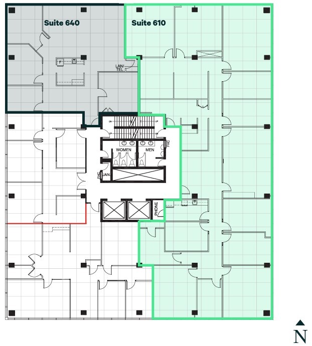 1414 8th St SW, Calgary, AB for lease Floor Plan- Image 1 of 1