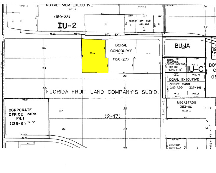 8400 NW 36th St, Miami, FL for lease - Plat Map - Image 2 of 16